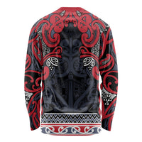 Aotearoa Iwi Te ati Awa Long Sleeve Shirt Maori Wharenui House Tribal Pattern LT9 - Polynesian Pride