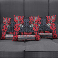 Aotearoa Iwi Te ati Awa Pillow Cover Maori Wharenui House Tribal Pattern LT9 - Polynesian Pride