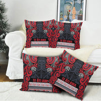 Aotearoa Iwi Te ati Awa Pillow Cover Maori Wharenui House Tribal Pattern LT9 - Polynesian Pride