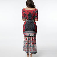 Aotearoa Iwi Te ati Awa Puletasi Maori Wharenui House Tribal Pattern LT9 - Polynesian Pride