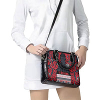 Aotearoa Iwi Te ati Awa Shoulder Handbag Maori Wharenui House Tribal Pattern LT9 - Polynesian Pride