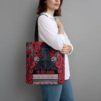 Aotearoa Iwi Te ati Awa Tote Bag Maori Wharenui House Tribal Pattern LT9 - Polynesian Pride