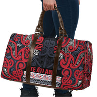 Aotearoa Iwi Te ati Awa Travel Bag Maori Wharenui House Tribal Pattern LT9 - Polynesian Pride