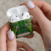 Aotearoa Iwi Ngati Maru Hauraki AirPods Case Maori Wharenui House Tribal Pattern LT9 - Polynesian Pride