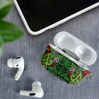 Aotearoa Iwi Ngati Maru Hauraki AirPods Case Maori Wharenui House Tribal Pattern LT9 - Polynesian Pride