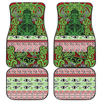 Aotearoa Iwi Ngati Maru Hauraki Car Mats Maori Wharenui House Tribal Pattern LT9 - Polynesian Pride