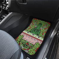 Aotearoa Iwi Ngati Maru Hauraki Car Mats Maori Wharenui House Tribal Pattern LT9 - Polynesian Pride