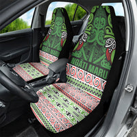 Aotearoa Iwi Ngati Maru Hauraki Car Seat Cover Maori Wharenui House Tribal Pattern LT9 - Polynesian Pride