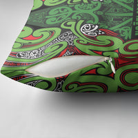 Aotearoa Iwi Ngati Maru Hauraki Pillow Cover Maori Wharenui House Tribal Pattern LT9 - Polynesian Pride