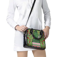 Aotearoa Iwi Ngati Maru Hauraki Shoulder Handbag Maori Wharenui House Tribal Pattern LT9 - Polynesian Pride