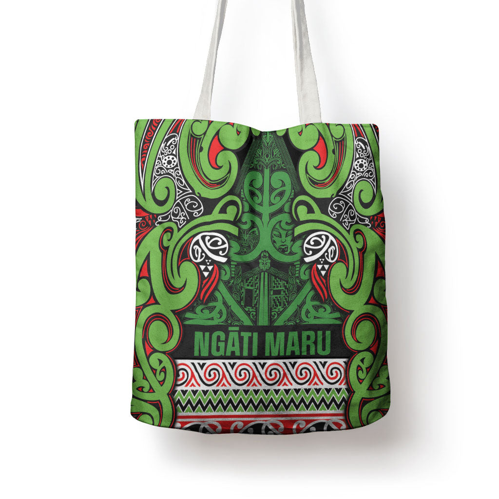 Aotearoa Iwi Ngati Maru Hauraki Tote Bag Maori Wharenui House Tribal Pattern LT9 - Polynesian Pride
