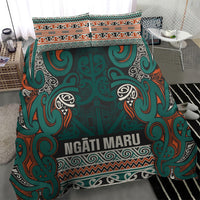 Aotearoa Iwi Ngāti Maru Taranaki Bedding Set Maori Wharenui House Tribal Pattern LT9 - Polynesian Pride
