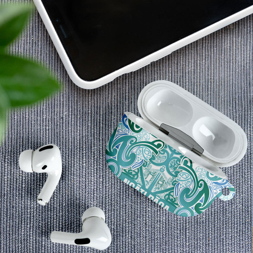Aotearoa Iwi Ngati Paoa AirPods Case Maori Wharenui House Tribal Pattern LT9 - Polynesian Pride