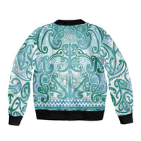 Aotearoa Iwi Ngati Paoa Bomber Jacket Maori Wharenui House Tribal Pattern LT9 - Polynesian Pride