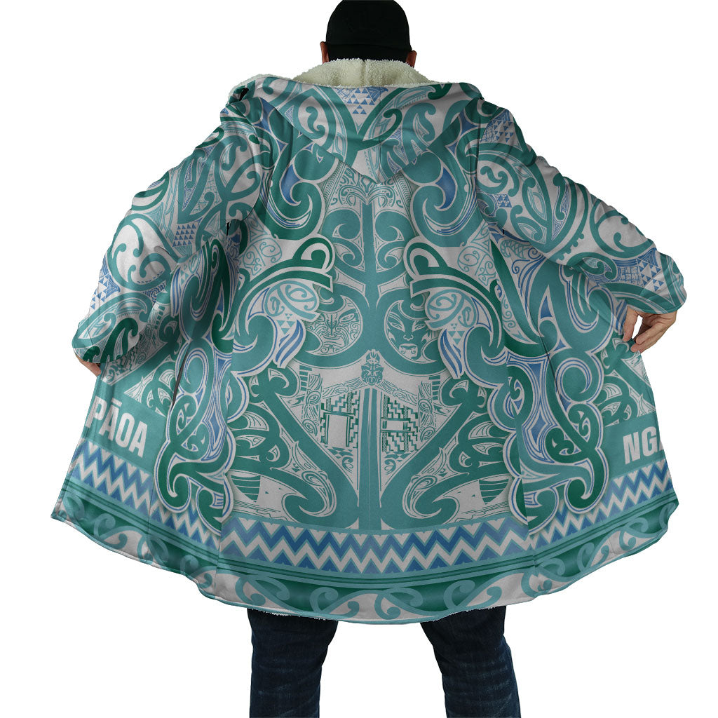 Aotearoa Iwi Ngati Paoa Cloak Maori Wharenui House Tribal Pattern LT9 - Polynesian Pride