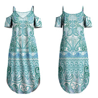Aotearoa Iwi Ngati Paoa Couples Matching Summer Maxi Dress and Hawaiian Shirt Maori Wharenui House Tribal Pattern LT9 - Polynesian Pride
