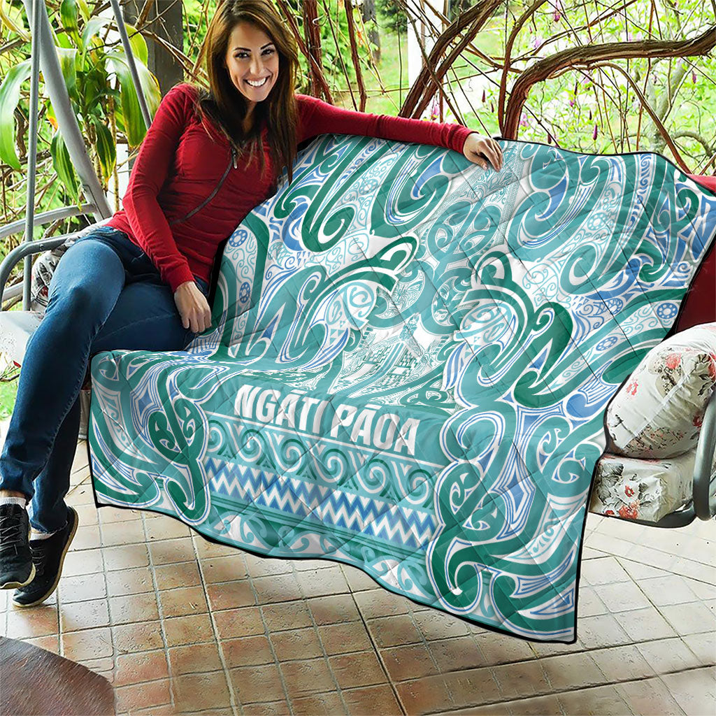 Aotearoa Iwi Ngati Paoa Quilt Maori Wharenui House Tribal Pattern LT9 - Polynesian Pride