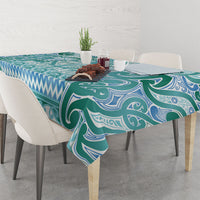 Aotearoa Iwi Ngati Paoa Tablecloth Maori Wharenui House Tribal Pattern LT9 - Polynesian Pride