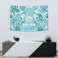 Aotearoa Iwi Ngati Paoa Tapestry Maori Wharenui House Tribal Pattern LT9 - Polynesian Pride