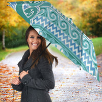 Aotearoa Iwi Ngati Paoa Umbrella Maori Wharenui House Tribal Pattern LT9 - Polynesian Pride