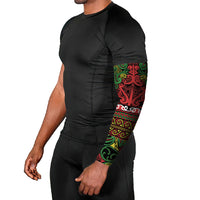 Aotearoa Iwi Ngati Hine Arm Sleeves Maori Wharenui House Tribal Pattern LT9 - Polynesian Pride