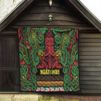 Aotearoa Iwi Ngati Hine Quilt Maori Wharenui House Tribal Pattern LT9 - Polynesian Pride