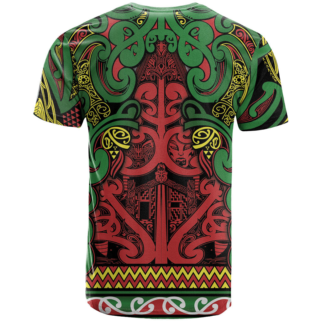 Aotearoa Iwi Ngati Hine T Shirt Maori Wharenui House Tribal Pattern LT9 - Polynesian Pride