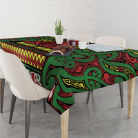 Aotearoa Iwi Ngati Hine Tablecloth Maori Wharenui House Tribal Pattern LT9 - Polynesian Pride