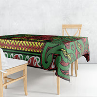 Aotearoa Iwi Ngati Hine Tablecloth Maori Wharenui House Tribal Pattern LT9 - Polynesian Pride