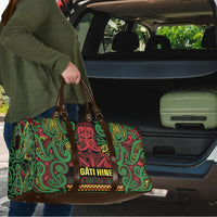 Aotearoa Iwi Ngati Hine Travel Bag Maori Wharenui House Tribal Pattern LT9 - Polynesian Pride