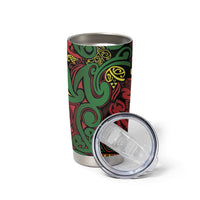 Aotearoa Iwi Ngati Hine Tumbler Cup Maori Wharenui House Tribal Pattern LT9 - Polynesian Pride