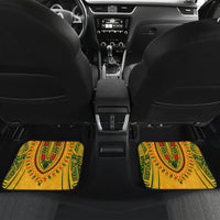Africa Dashiki Car Mats African Tribal Art Mixed Polynesian Tattoo Gold Color Unique LT9 - Polynesian Pride