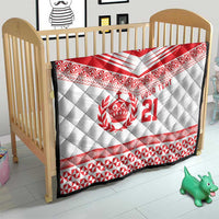 Custom Mate Ma'a Tonga Heritage Quilt Pacific Tribal Rugby White Edition - Polynesian Pride