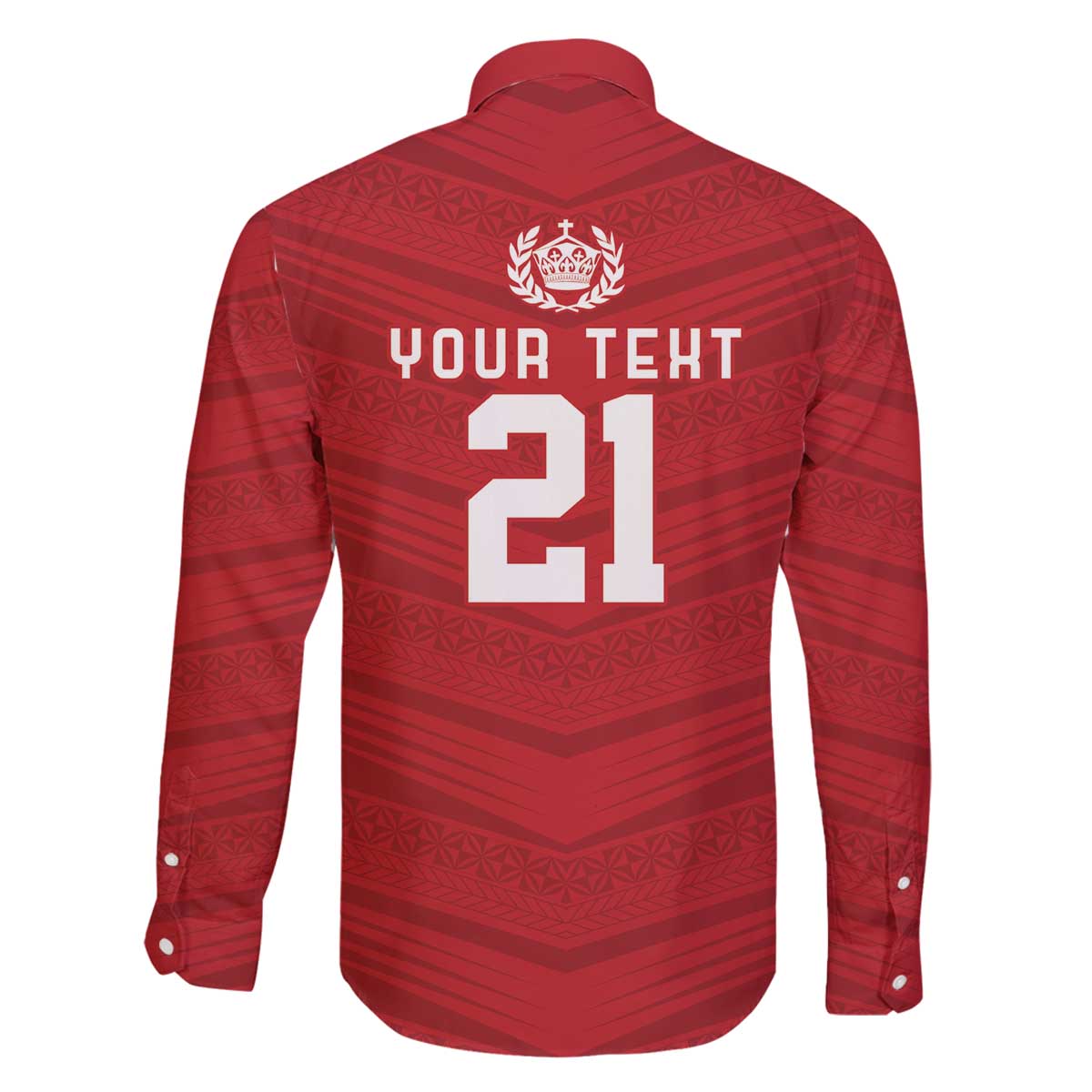 Custom Pacific Rugby Spirit Family Matching Off The Shoulder Long Sleeve Dress and Hawaiian Shirt Tonga Ngatu Pride Red Edition - Polynesian Pride