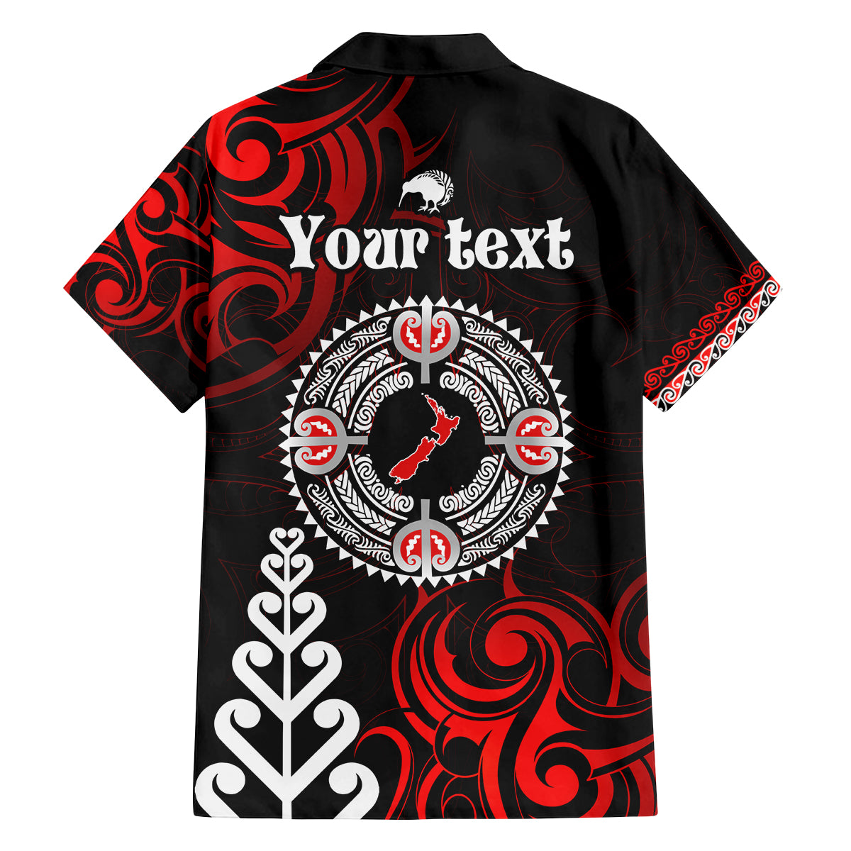 New Zealand Waitangi Day Personalised Family Matching Puletasi and Hawaiian Shirt Aotearoa Te Ra O Waitangi With Maori Tattoo LT9 - Polynesian Pride