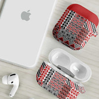 Aotearoa Kowhaiwhai Taniko Patchwork Motifs AirPods Case - Polynesian Pride