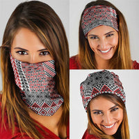Aotearoa Kowhaiwhai Taniko Patchwork Motifs Neck Gaiter - Polynesian Pride