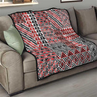 Aotearoa Kowhaiwhai Taniko Patchwork Motifs Quilt LT9 - Polynesian Pride