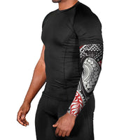 Aotearoa Maori Rugby Tribal Tattoo Arm Sleeves Kowhaiwhai Taniko Patchwork Motifs - Polynesian Pride