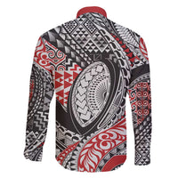 Aotearoa Maori Rugby Tribal Tattoo Family Matching Mermaid Dress and Hawaiian Shirt Kowhaiwhai Taniko Patchwork Motifs