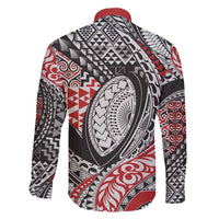 Aotearoa Maori Rugby Tribal Tattoo Family Matching Short Sleeve Bodycon Dress and Hawaiian Shirt Kowhaiwhai Taniko Patchwork Motifs