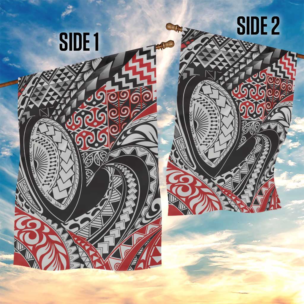 Aotearoa Maori Rugby Tribal Tattoo Garden Flag Kowhaiwhai Taniko Patchwork Motifs