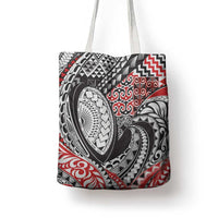 Aotearoa Maori Rugby Tribal Tattoo Tote Bag Kowhaiwhai Taniko Patchwork Motifs LT9 - Polynesian Pride