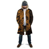 Gold Couple Dolphins Maori Polynesian Style Cloak - Polynesian Pride