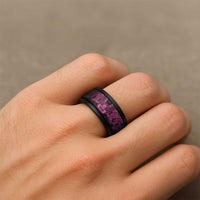Pink Couple Dolphins Maori Polynesian Style Spinner Ring - Polynesian Pride