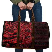 Red Couple Dolphins Maori Polynesian Style Travel Bag - Polynesian Pride