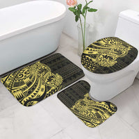 Yellow Couple Dolphins Maori Polynesian Style Bathroom Set - Polynesian Pride