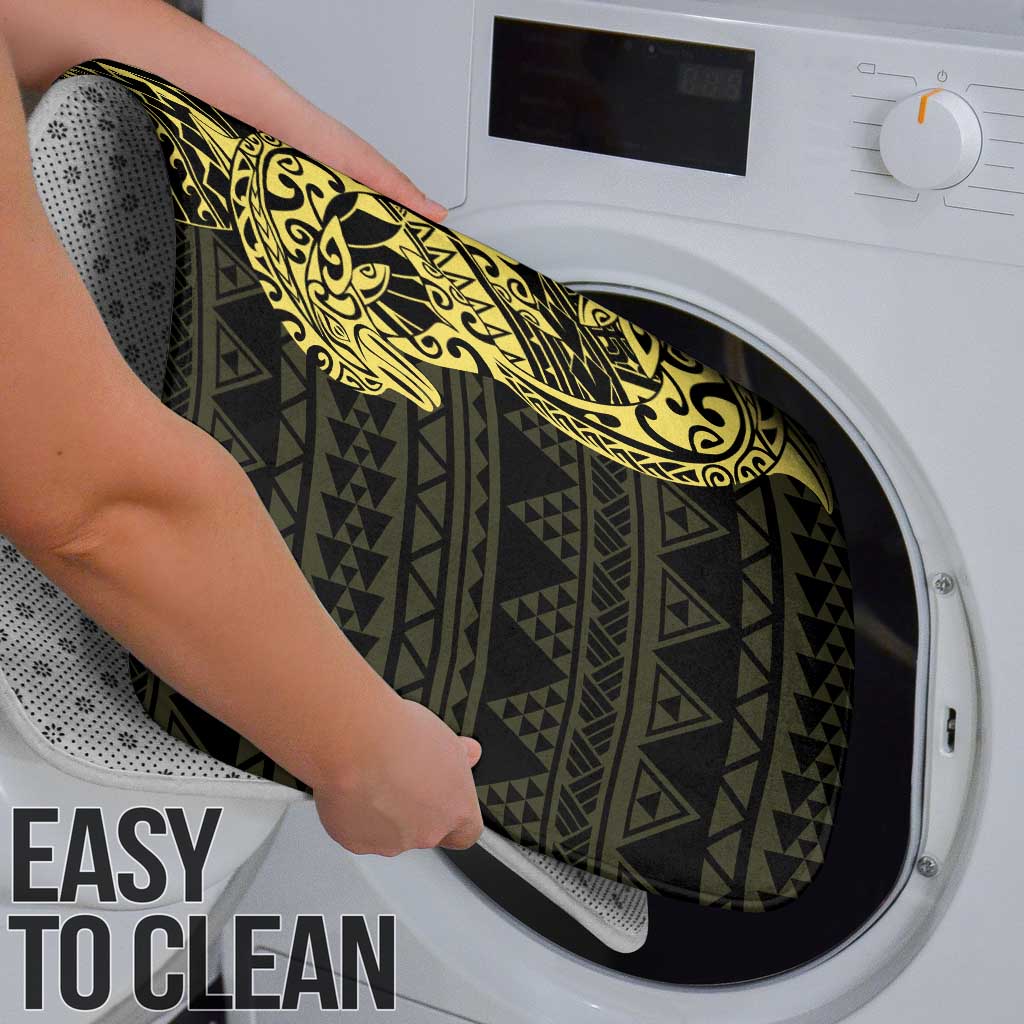 Yellow Couple Dolphins Maori Polynesian Style Bathroom Set - Polynesian Pride