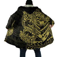 Yellow Couple Dolphins Maori Polynesian Style Cloak - Polynesian Pride