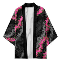 Guam Bougainvillea Lei Kimono Chamorro Tribal Pattern - Polynesian Pride